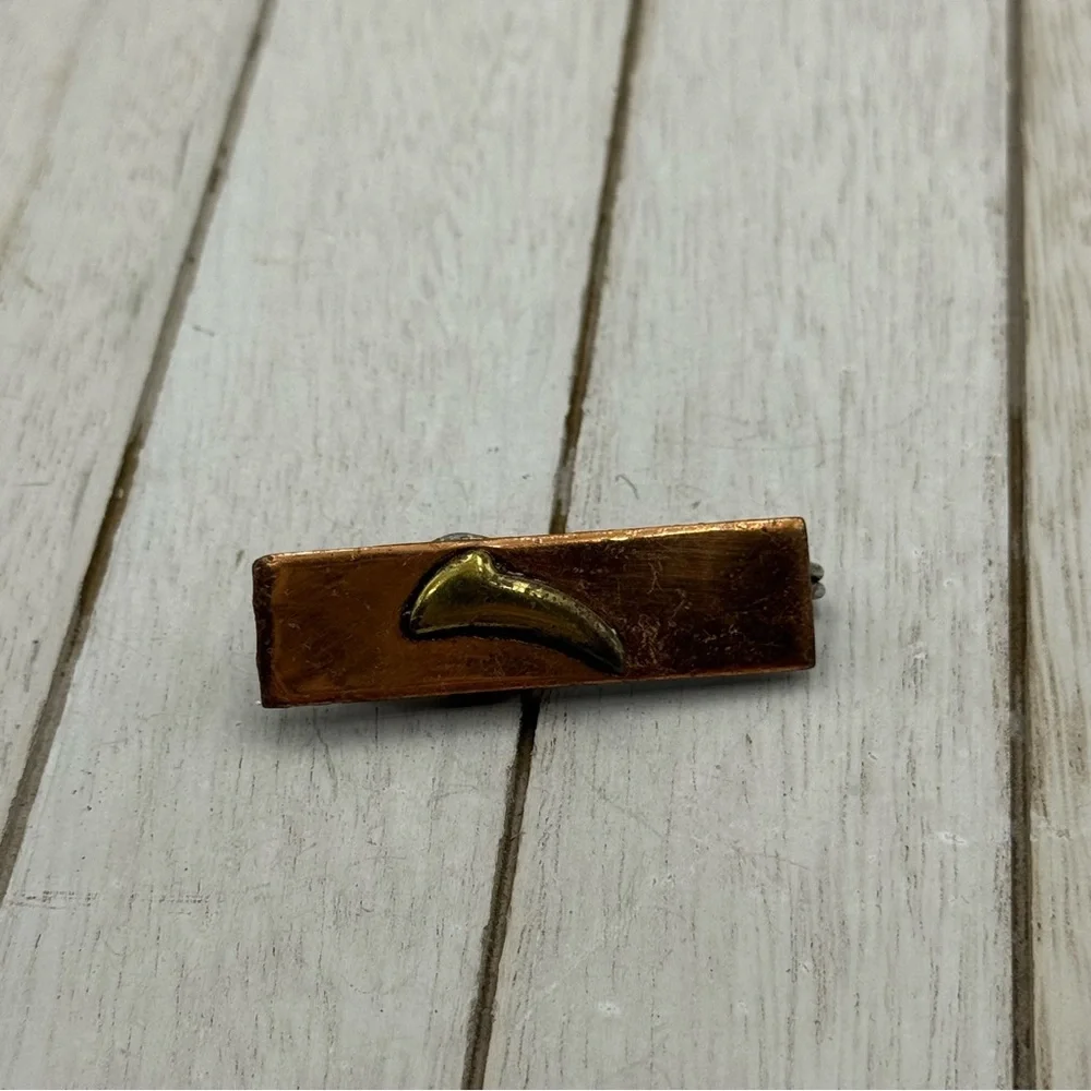 Gold tone and copper Men's money Clip